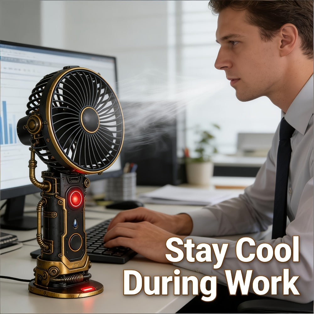 TEC Cooling Fan Handheld Semiconductor Ice Ceramic Technology Wearable Personal Cooler 2-Pack for Travel Outdoor Office Parties All-Weather Cooling Device - product image 5
