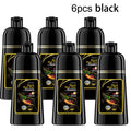 Natural Gray Hair Coverage Shampoo 6PCS Set 3-in-1 Darkening Formula – No Ammonia Color Restorer for Black & Brown Hair, Shampoo Conditioner & Color in One, 3.38oz Each for Men & W - product image 14