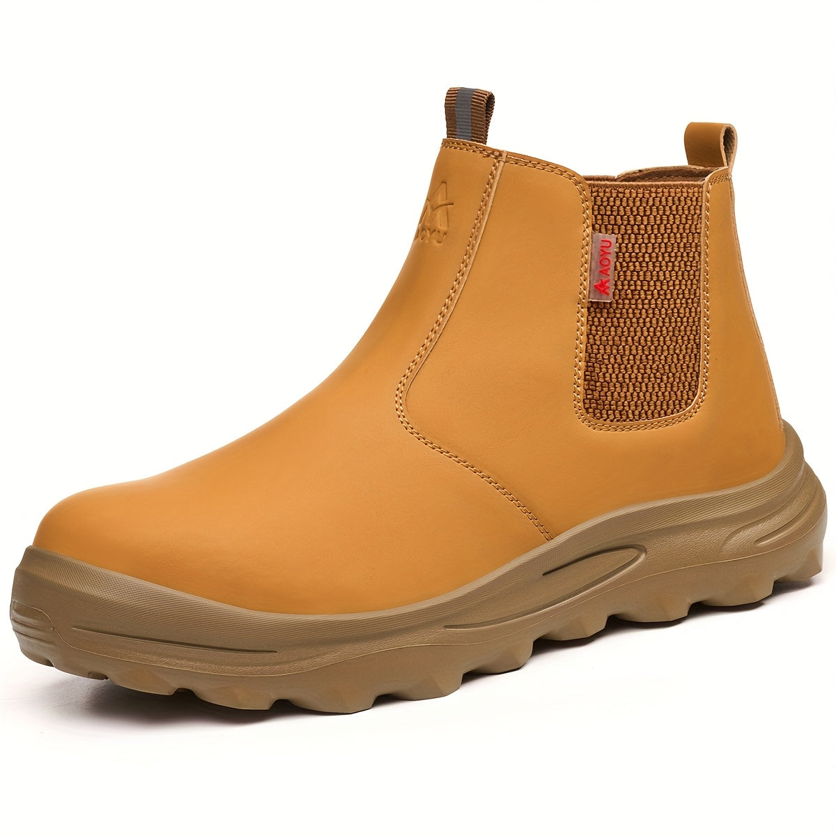 Men's Work Shoes, All-Season Labor Shoes, Work Boots, Comfortable Fabric Insoles, Casual Outdoor Sneakers, Construction Boots