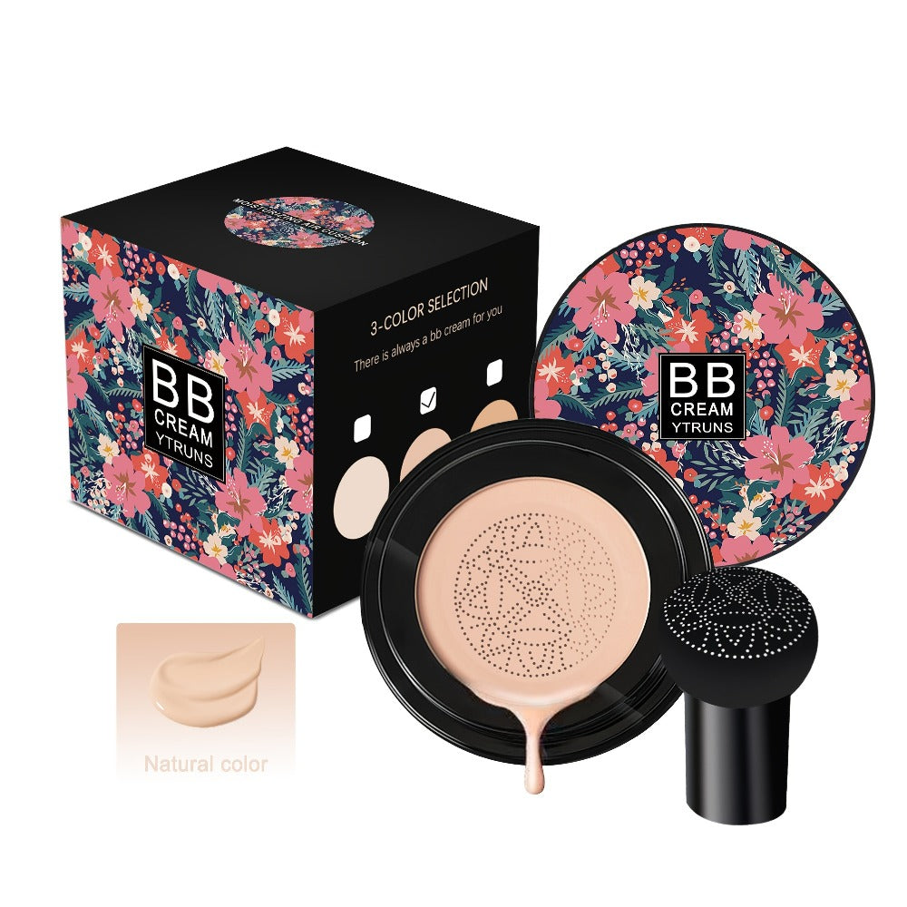 Air Cushion Foundation Full Coverage Moisturizing Lightweight Long-Wear Dewy Radiant Finish with Mushroom Sponge Applicator Buildable Coverage for All Skin Types Ivory White Natura - product image 5