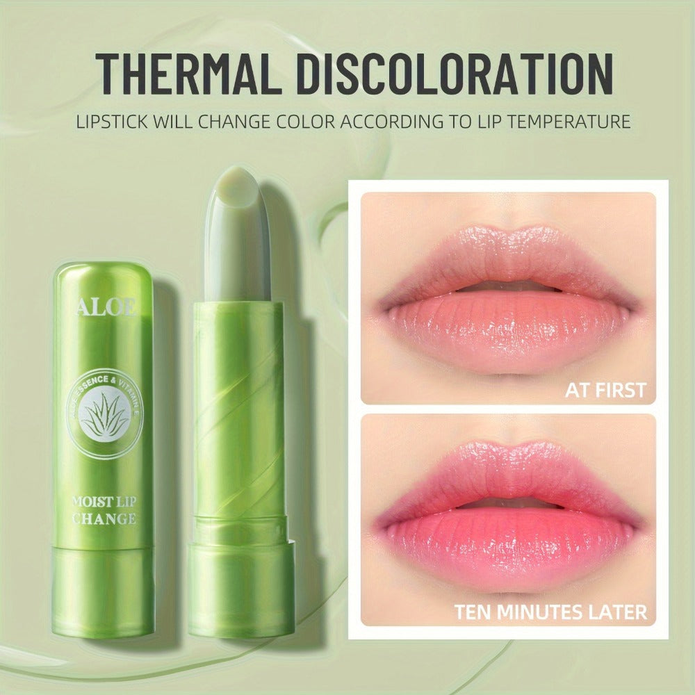 Aloe Vera Lip Balm Set 12 Pack Natural Moisturizing Hydrating Waterproof Anti-Chap pH Color Changing Tinted Lip Care for Dry Cracked Chapped Lips Women Girls - product image 4