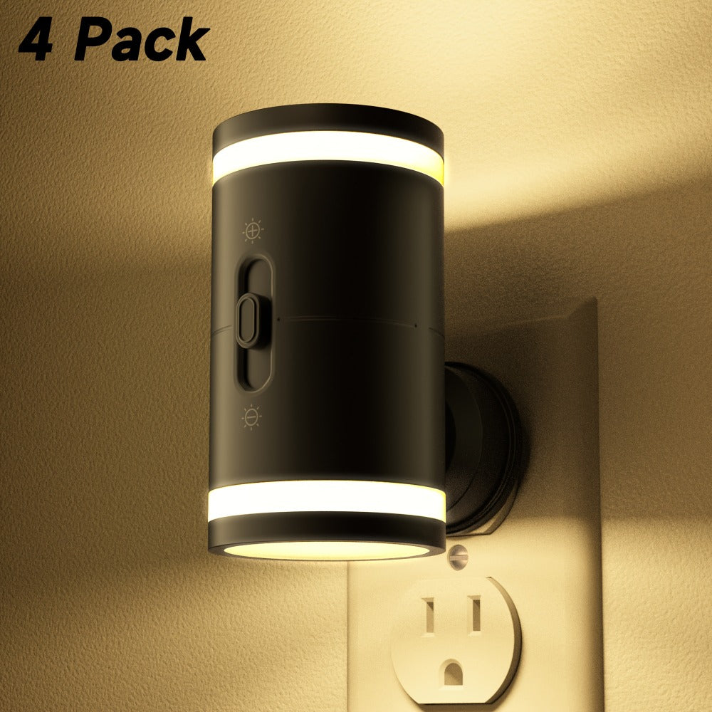 LED Night Light Plug In Dusk to Dawn Sensor – 5-120LM Adjustable Brightness, 3 Color Temperatures, Modern Plug-In Night Lights for Hallway, Bedroom, Staircase, Bathroom & Toddler R - product image 11