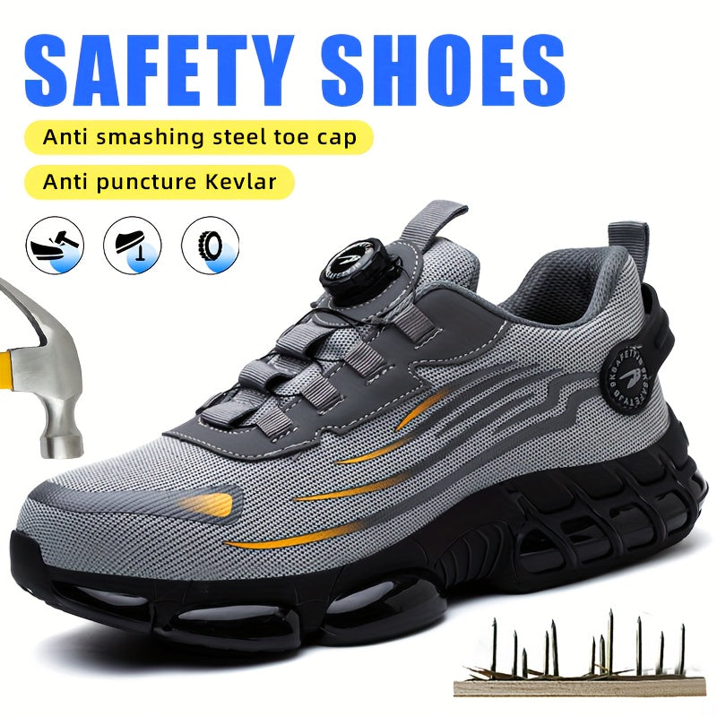 Steel Toe Work Shoes Man Slip Resistant Abrasion Resistant Construction Working Boots Comfortable Breathable Sneaker - product image 16