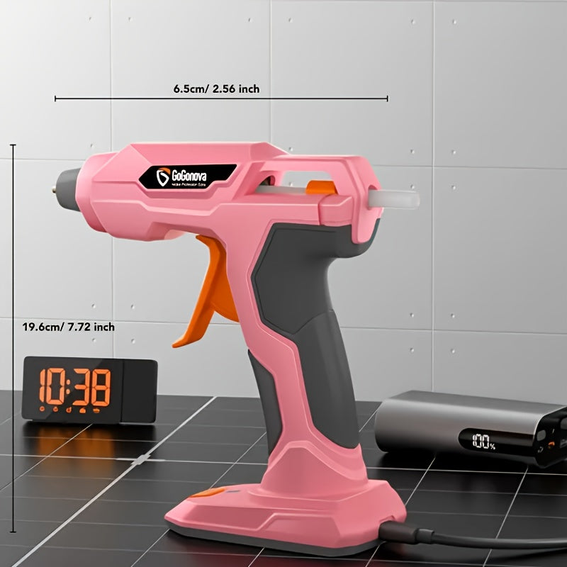 Cordless Hot Glue Gun, An Ideal Christmas Gift, Gogonova Glue Gun 20s Fast Heating, Anti-Drip, Safety Protection Design, USB Rechargeable, Perfect for DIY - product image 4