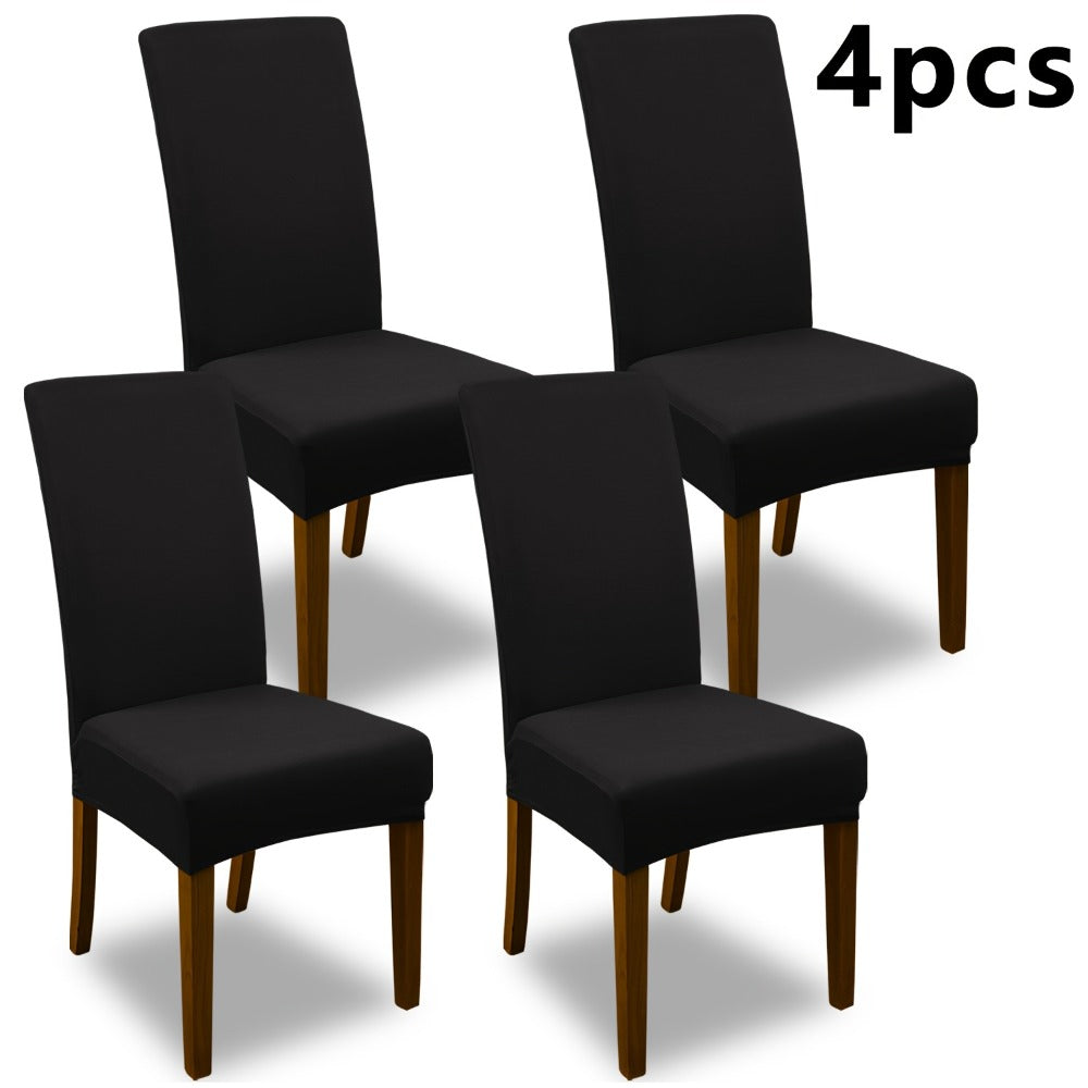 Stretch Dining Chair Covers Set | Elastic Jacquard Slipcovers for Dining Room Kitchen Wedding Office, 4pcs or 6pcs, 9 Colors, Washable Furniture Protector - product image 19