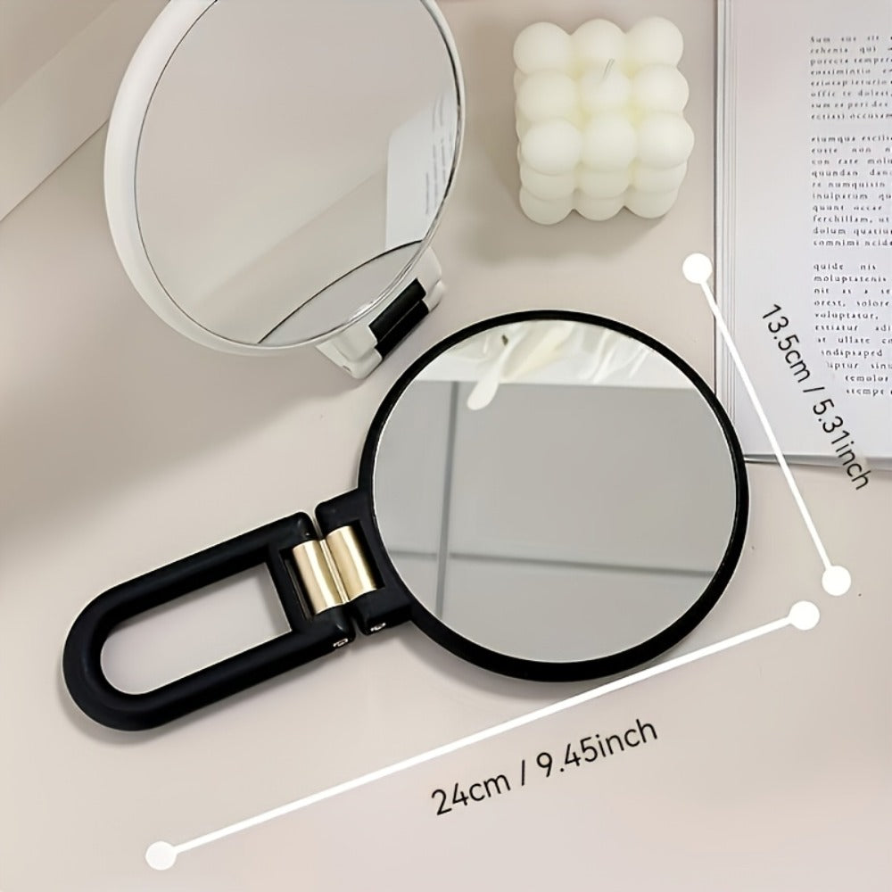 70X Magnifying Mirror Double-Sided 1X & 70X Zoom 360° Adjustable Handle - Handheld Desktop Wall Hang HD Precision Skincare Makeup Mirror for Women Pore Inspection - product image 3