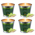 Citronella Candles Set 4 Pack Outdoor Indoor Bug Repellent Candles for Patio BBQ Garden Yard Camping Party Deck Holiday Gift Fall Candles Mosquito Repellent - product image
