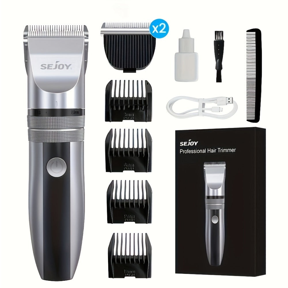 Beard Trimmer for Men Cordless Electric USB Rechargeable with Precision Dial 5-Level Adjustable – Mustache Facial Hair Trimmer Grooming Tool, Perfect Men's Gift - product image 12