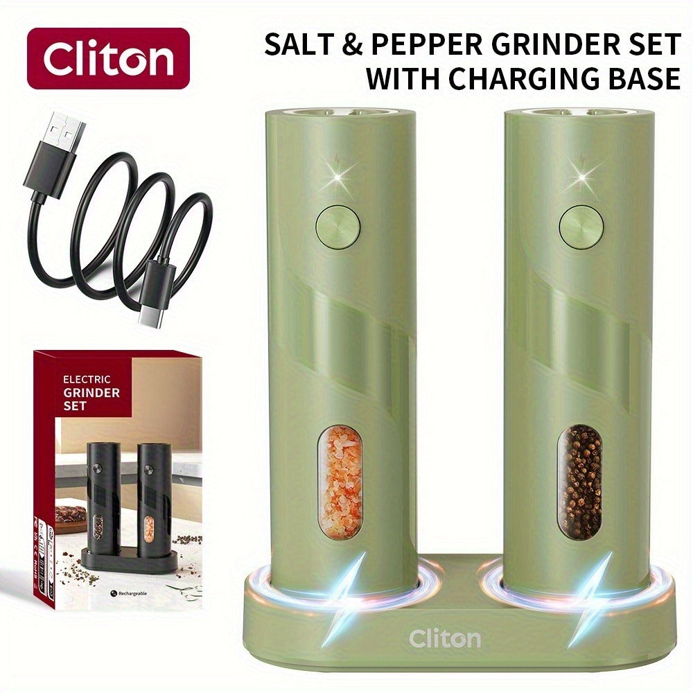 Electric Salt and Pepper Grinder Set – Rechargeable Automatic Mills with LED Light, Adjustable Coarseness & 3.72oz Capacity for Home Kitchen, BBQ, Restaurant & Outdoor Entertaining - product image 9