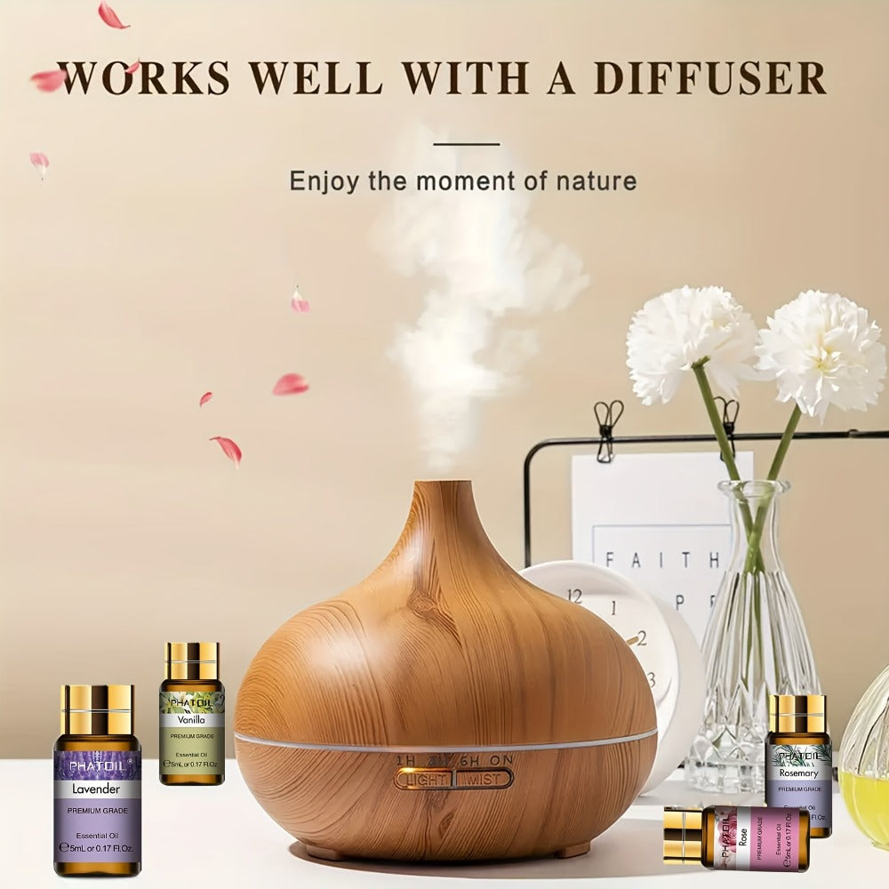 Essential Oil Kit 15pcs – 5ml Aromatherapy Gift Set for Diffuser, Humidifier & Candle Making | Mother's Day, Christmas, Valentine's Day Gift - product image 6
