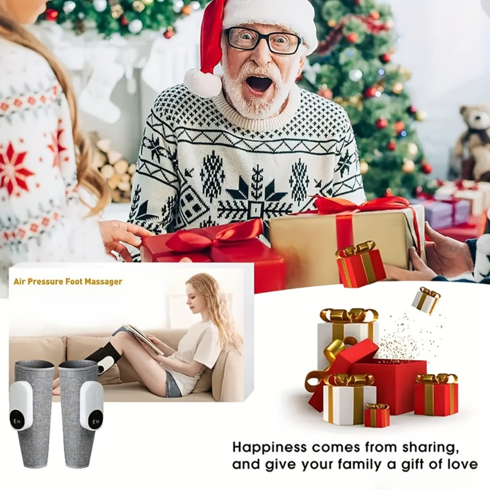 Air Compression Leg Massager – Cordless Calf & Foot Massager with 3 Intensity Levels for Legs, Thighs, Knees & Feet | Circulation Booster, Holiday Gift for Women & Men - product image 6