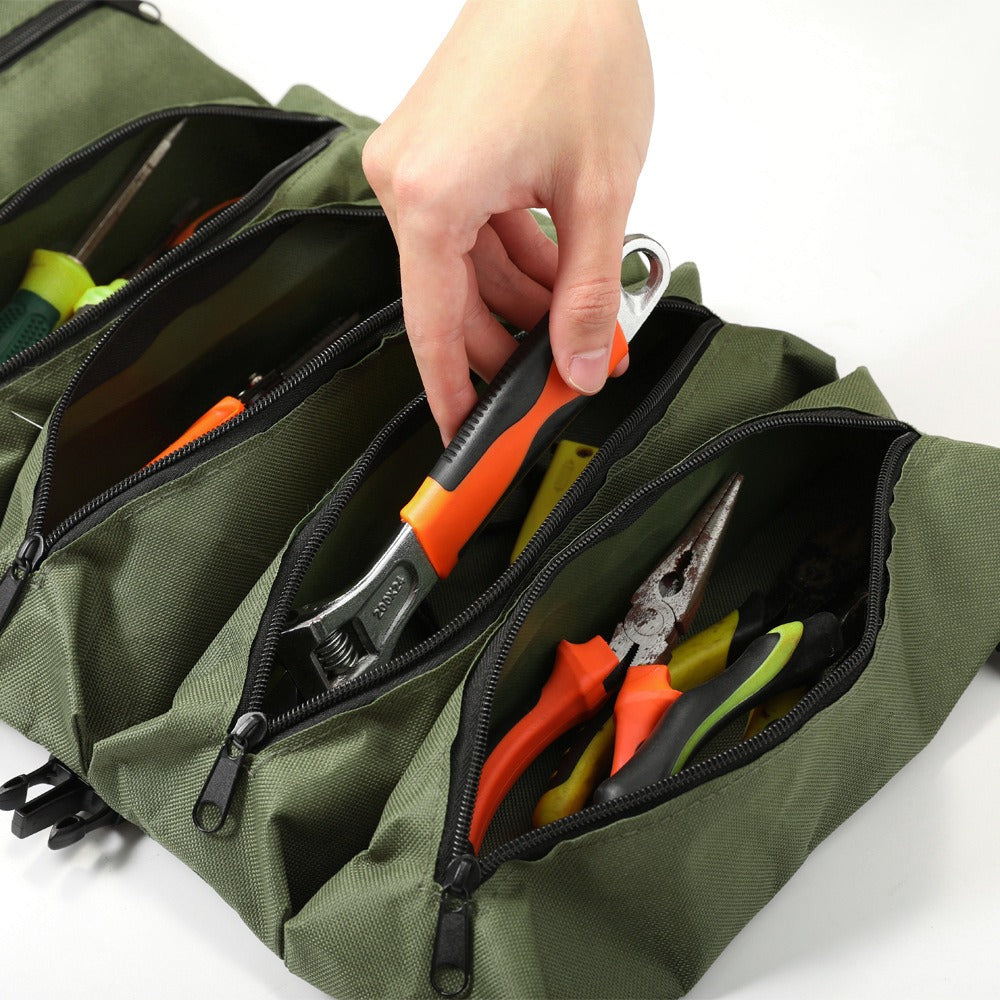 Collapsible Tool Bag Organizer for Hardware Storage | Foldable Tool Kit Bag for Carpentry Electricians Automotive Repairs Outdoor | Portable Buggy Bag Easy Transport - product image 14