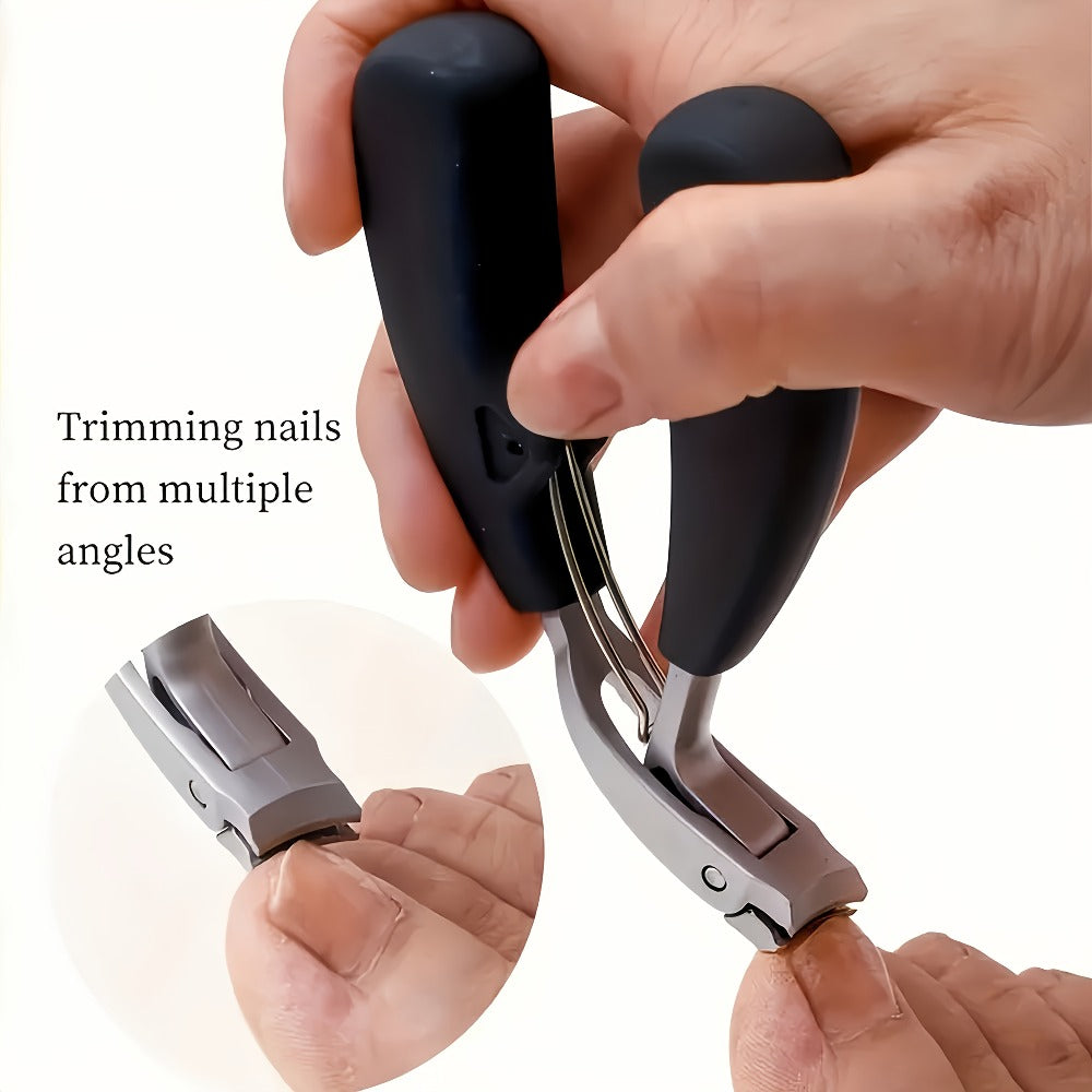 Large Opening Diagonal Blade Toenail Clippers for Thick Nails 5-Piece Set Heavy Duty Stainless Steel Ingrown Toenail Clipper with Nail File for Seniors Men Women Big Toe Cutter Kit - product image 5