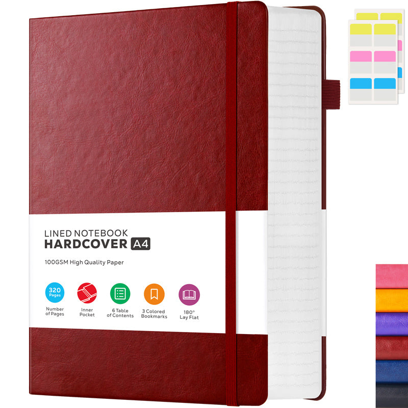 A4 Hardcover Lined Journal Notebook 320 Pages, Faux Leather College Ruled Notebook with 100GSM Thick Pages, 8.5x11 Large Writing Journal for Women Business School - product image 17