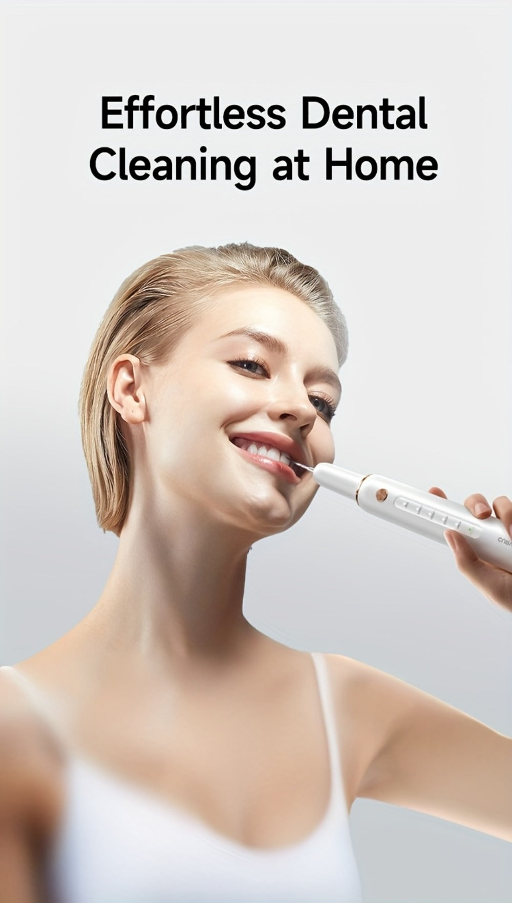 Ultrasonic Tartar Remover Electric Tooth Cleaner 5-Speed IPX6 Waterproof USB Rechargeable Dental Scaler with LED Light Mirror 2 Tips Plaque Stain Removal Tool for Home Oral Care Ad - product image 13