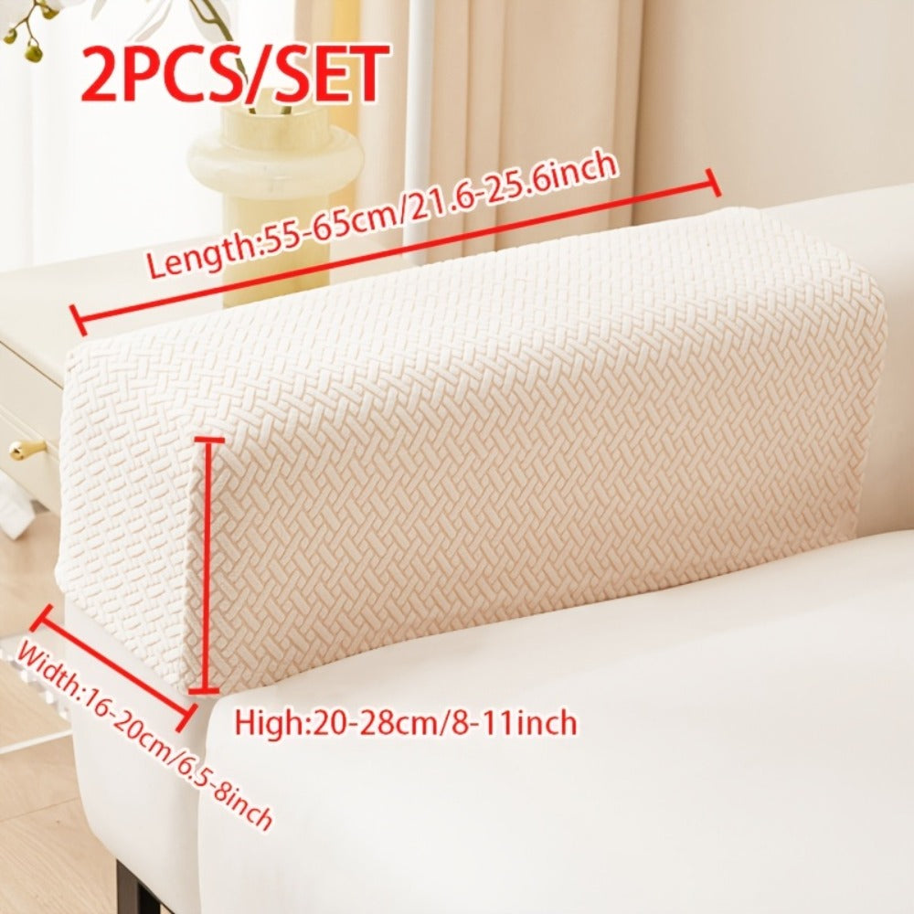 Jacquard Stretch Sofa Cover Non-Slip | Elastic Wear-Resistant Couch Slipcover, Polyester Jacquard Fabric, 1 to 4 Seat Sectional L-Shape, Armrest Backrest, Machine Washable - product image 45