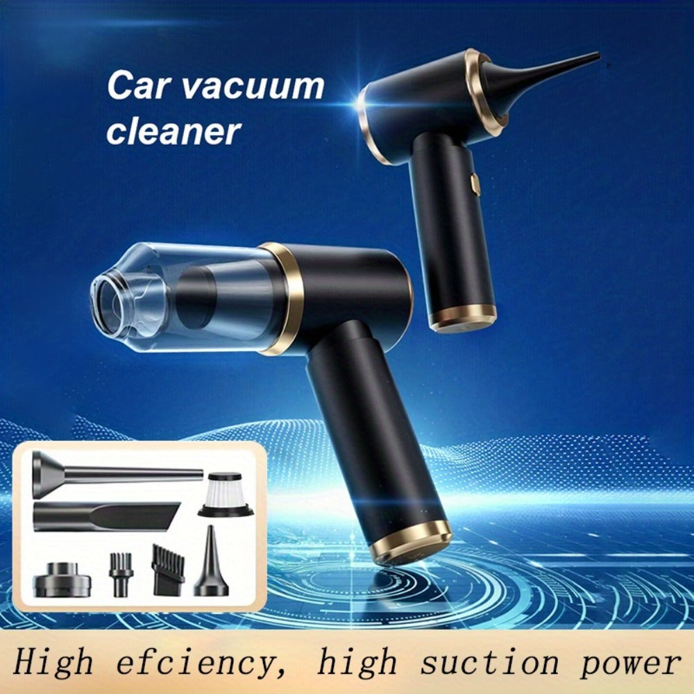 2-in-1 Handheld Vacuum Blower USB Rechargeable Cordless Mini Vacuum Cleaner Blow Suction Mode with Filter Dust Cup for Home Car Office Keyboard Lightweight - product image 12