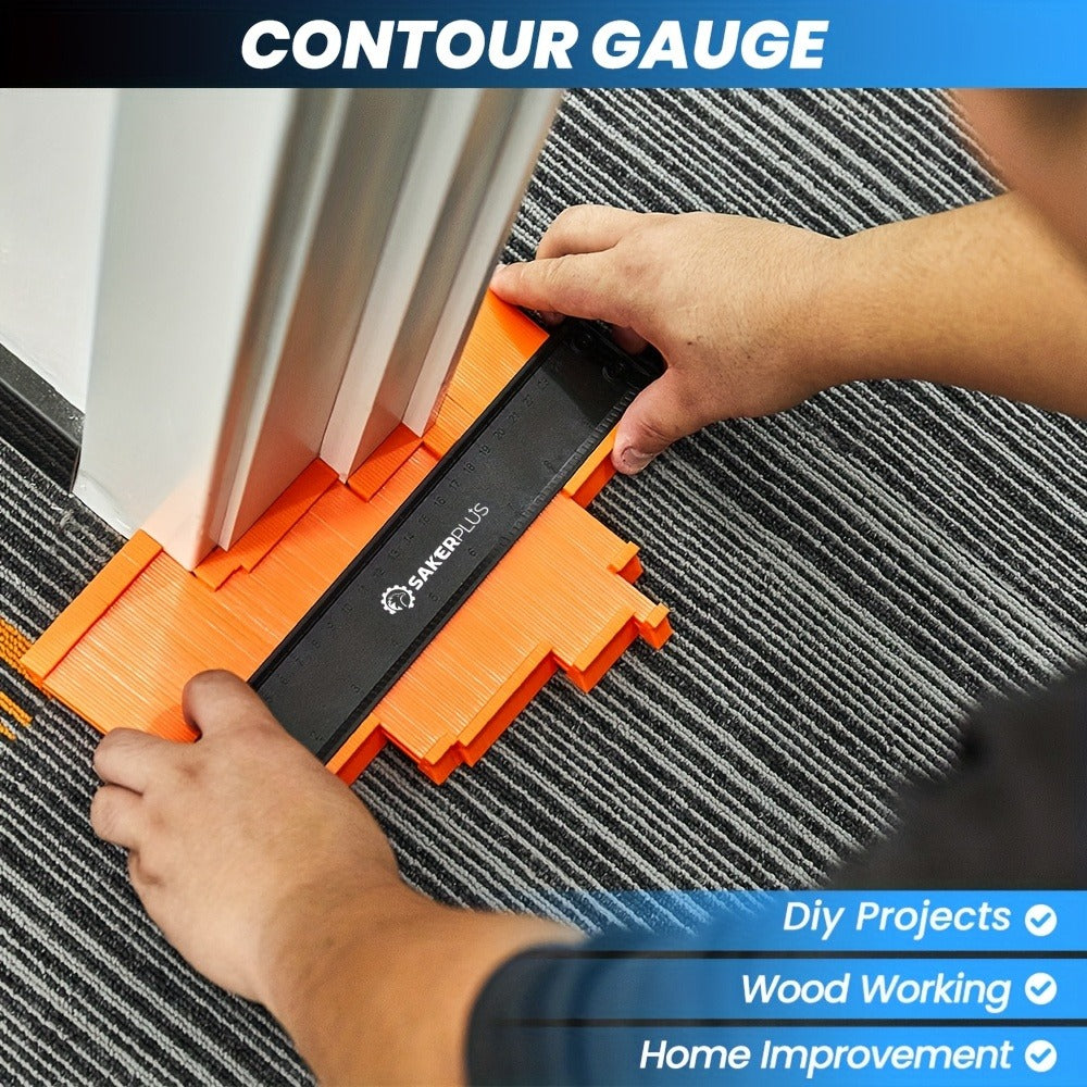 Contour Gauge Profile Tool with Lock – 6 Inch & 11 Inch Shape Duplicator for Flooring, Tile, Woodworking, Carpet Cutting & Irregular Shape Tracing - product image 7
