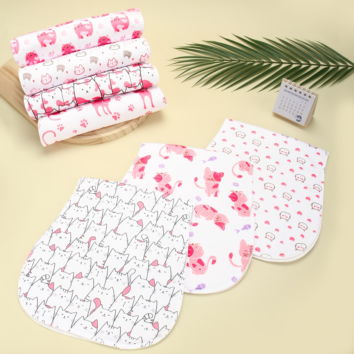 10pcs Burp Cloths for Baby Boys and Girls - Baby Burp Cloth, Baby Washcloths, Burp Rags, Large Neutral Burp Clothes for Newborn - product image 6