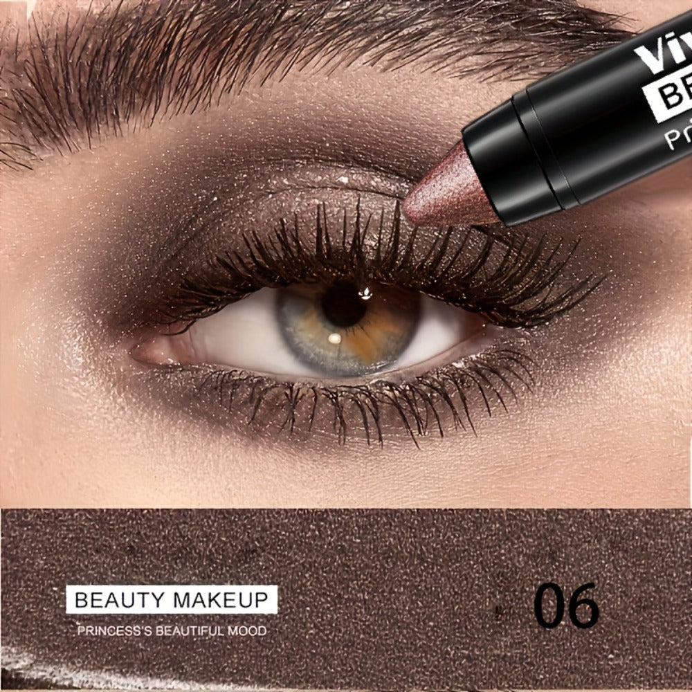 Eyeshadow Sticks 7-Piece Set Pop Color Matte — Easy Apply Smoky Eye Makeup Pencils with Eyebrow Pencil, Long-Lasting Vibrant Pigmented Eye Kit for Party Festival Daily Makeup Women - product image 9