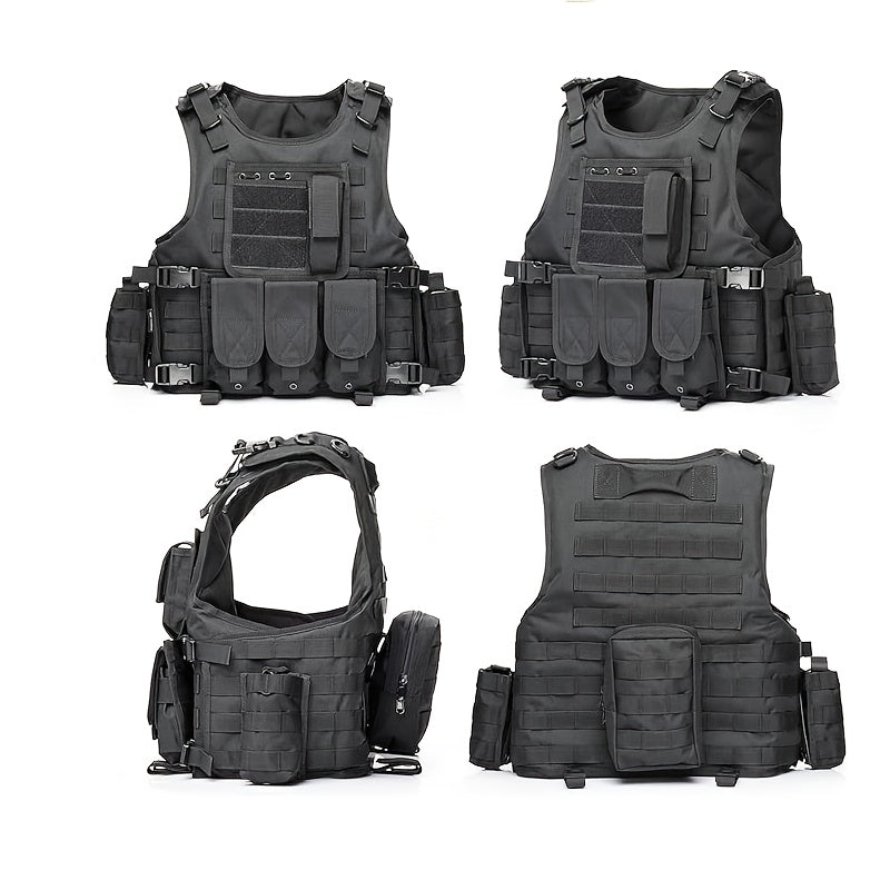 Tactical Outdoor Training Vest for Men Women | Lightweight Protective Hiking Vest with Multi-Pocket Design, Breathable & Adjustable, Ideal for Trekking Camping - product image 2