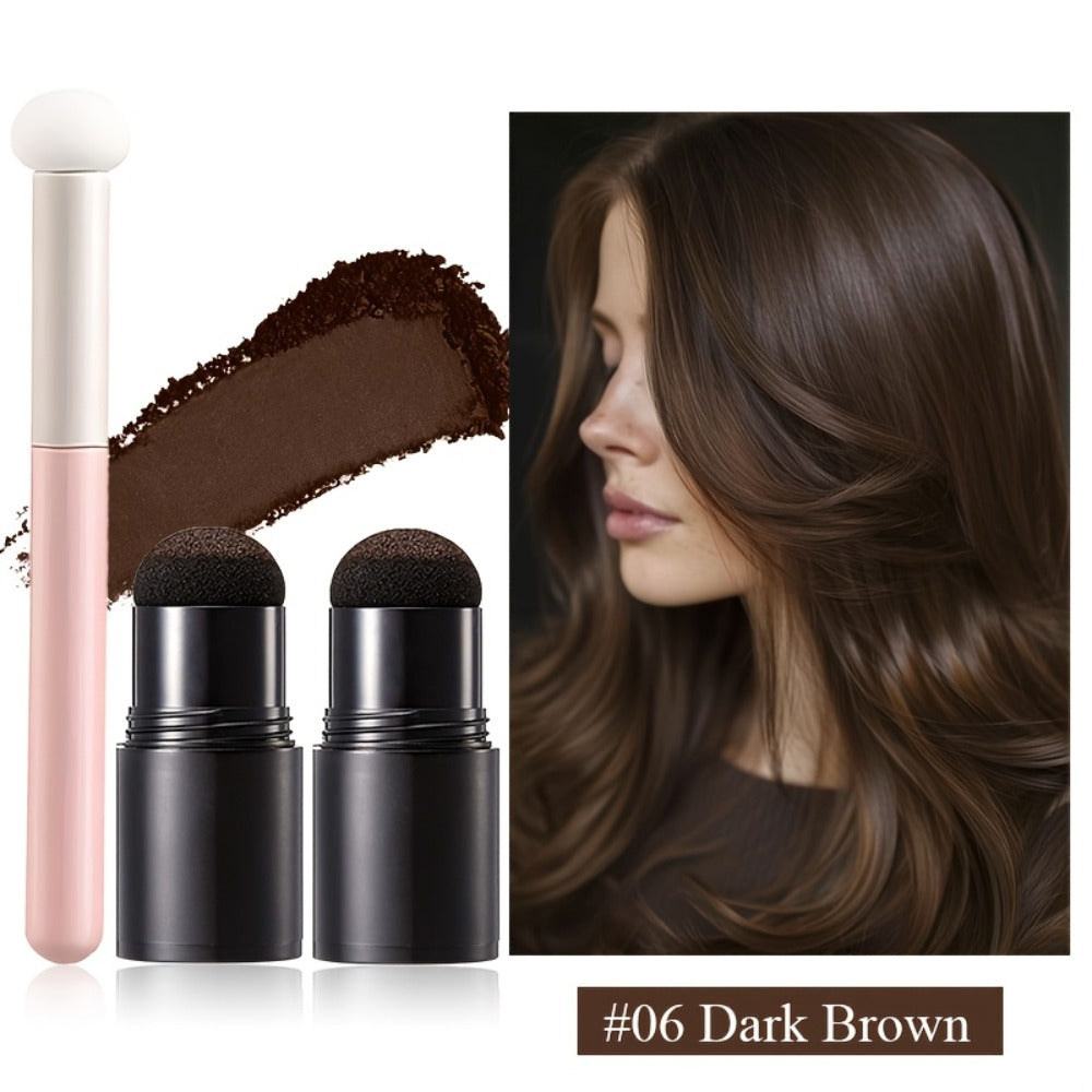 Root Touch Up Powder Stick with Brush — Instant Hair Root Concealer & Eyebrow Filler | Concentrated Paste Formula for Targeted Gray Coverage | 8 Shades for Women & Men All Hair Typ - product image 7