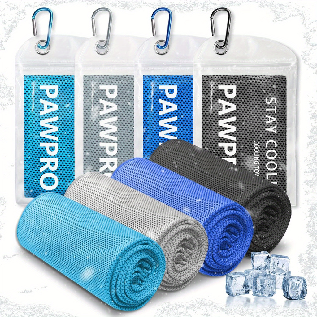 Soft Breathable Sport Towels for Neck & Face with Carabiner Clips & Carry Bag, Multi-Color Chilling Towels for Running, Yoga, Climbing, Gym & Travel | Neck - product image 3