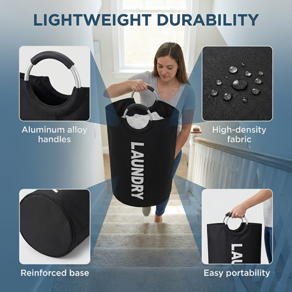 Extra Large Foldable Laundry Basket Set 95L/25.1 Gal Waterproof Oxford Cloth Tall Storage Baskets for Bedroom Bathroom Dorm Wardrobe Organization - product image 25