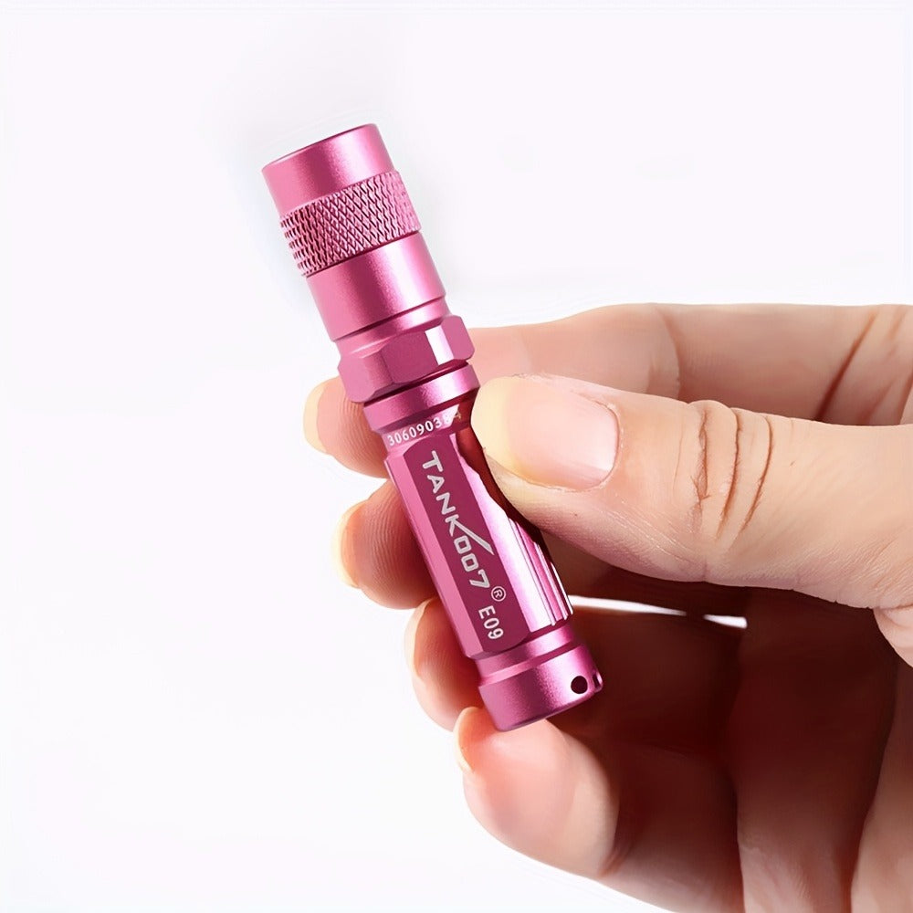 Mini Keychain Flashlight Portable Pocket LED Light – Compact Handheld Torch with Replaceable Battery, Emergency & Outdoor Use, Cute Gift for Kids & Students, 3 Colors (Grey, Pink,  - product image