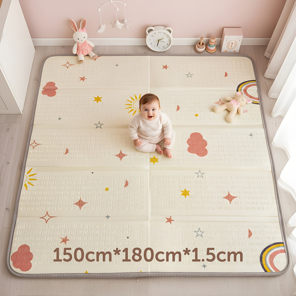 Extra Large Foldable Reversible ABC Baby Play Mat with Waterproof Padded & Non-Toxic Foam Suitable for Infants Toddlers Tummy Time, Waterproof Indoor/Outdoor - product image