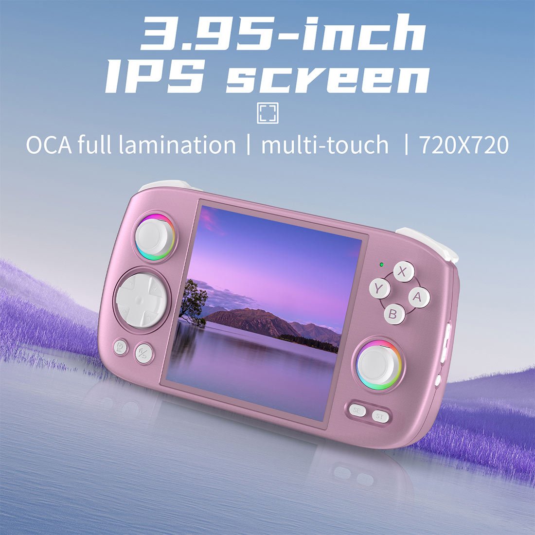 Anbernic RG Cube Retro Handheld Game Console Android 13 Square 3.95" IPS 720×720 Hall Effect Joysticks RGB DP Output 8GB RAM 128GB 5200mAh Battery Drift-Free - product image 11