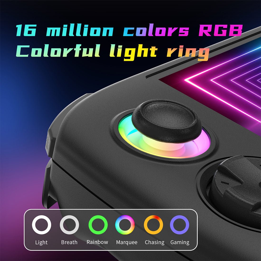 Anbernic RG Cube Retro Handheld Game Console Android 13 Square 3.95" IPS 720×720 Hall Effect Joysticks RGB DP Output 8GB RAM 128GB 5200mAh Battery Drift-Free - product image 26