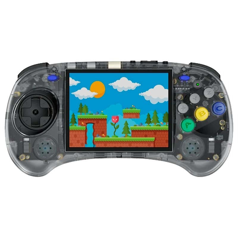 Anbernic RG ARC-S Arcade Six-Key Retro Handheld Game Console Linux 4" IPS HDMI 20+ Emulators Fighting Games 3500mAh Travel-friendly Emulator for Street Fighter Metal Slug Beat-Em-Up Fans 2 Colors