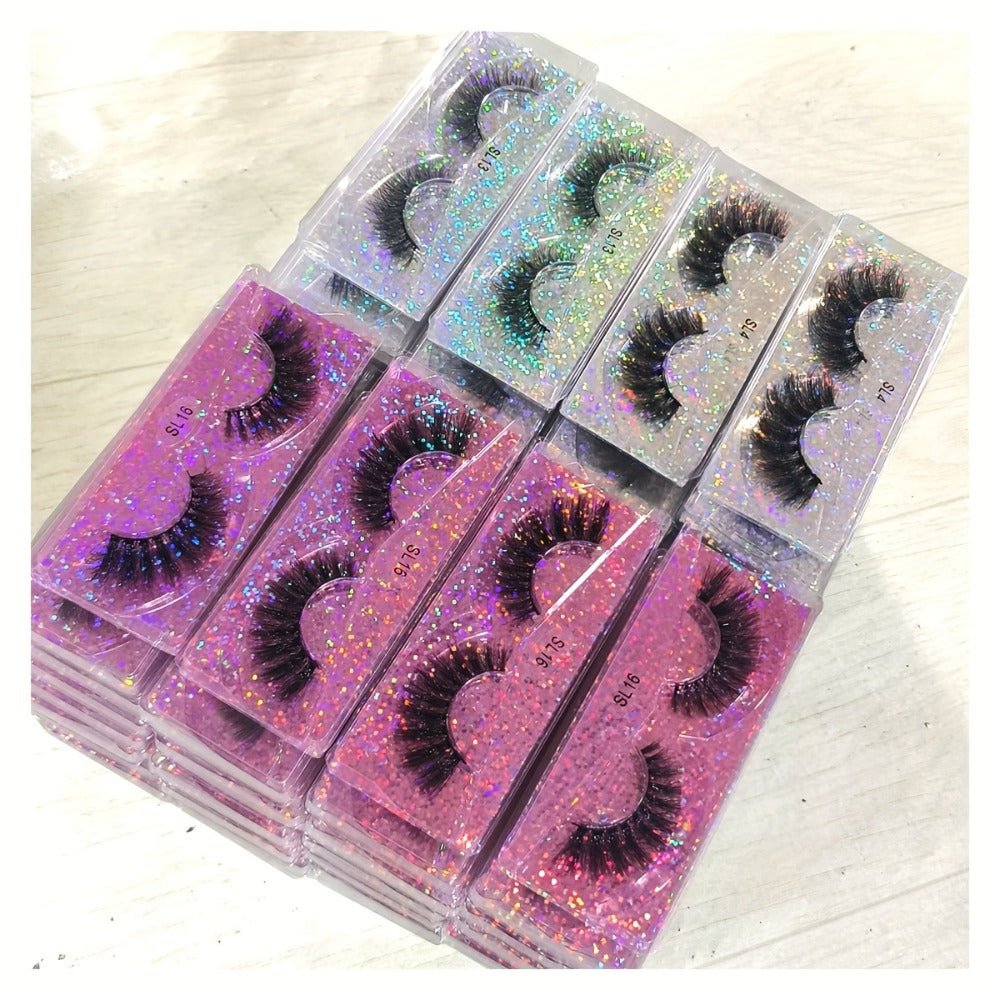 Russian DD Curl False Eyelashes 20 Pairs 5 Mix Styles – Cat Eye Extra Thick Fluffy Natural Reusable Lightweight Lash Multipack for Daily Wear, Parties & Special Occasions - product image 2