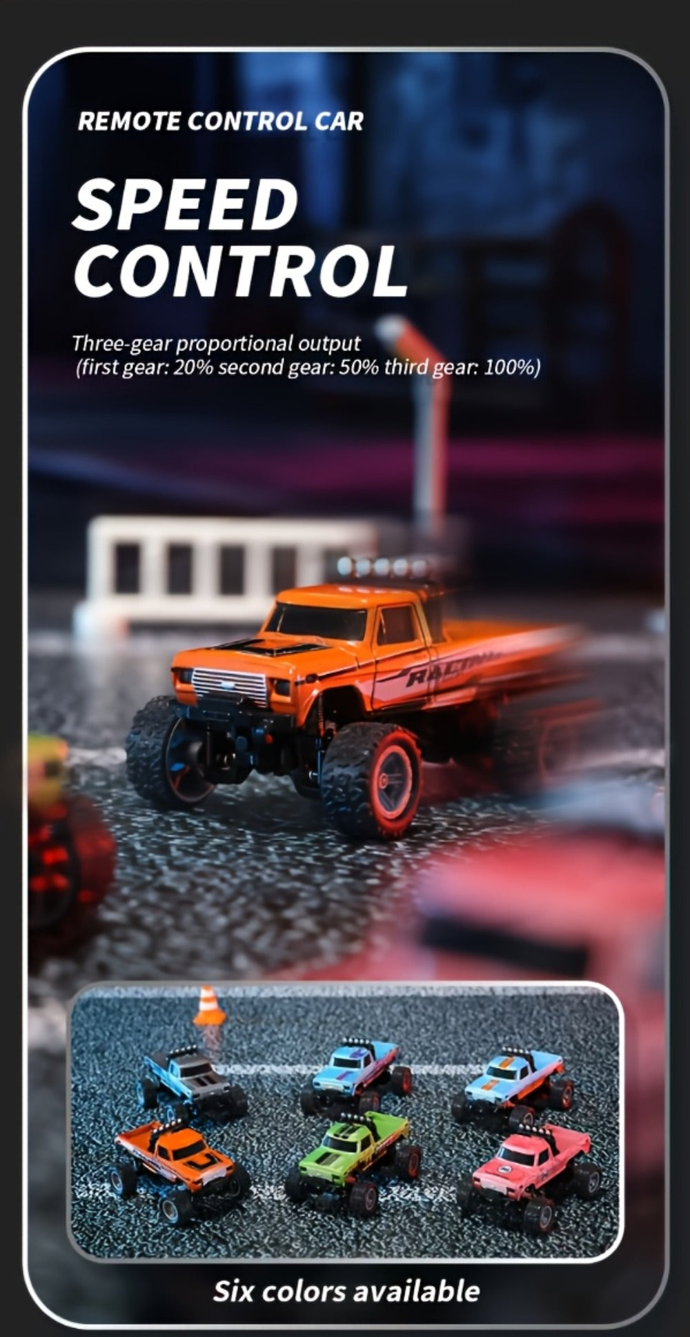 Mini RC Car 1/64 Scale High-Speed Off-Road Monster Truck | 2.4GHz Alloy Die-Cast Remote Control Car with Shock Absorber, All-Terrain Climbing RC Toy Gift for - product image 19