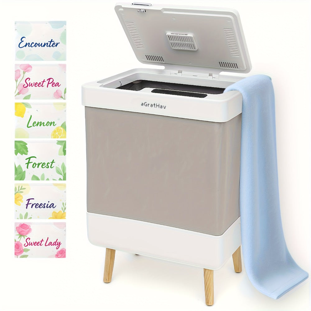 Electric Towel Warmer 35L Large Capacity Foldable Blanket Warmer with Timer & Drying Mode – Fast Heating Towel Bucket for Bathroom, Spa & Salon, Includes 6 Tablets, White - product image 2