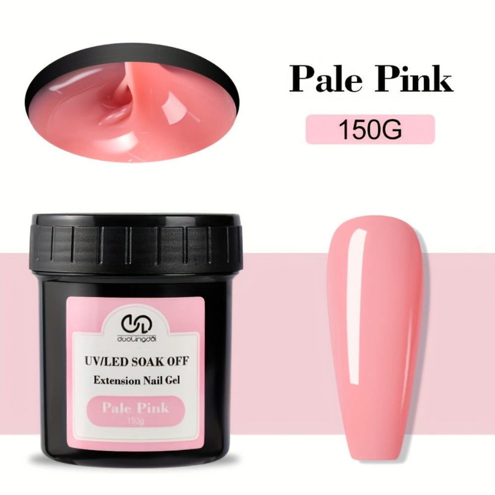 Builder Gel for Nail Extensions 150g Apex Strengthening Kit 13 Shades Clear White Pink Nude Milky Jelly Salmon UV LED Cure Professional Salon Home DIY Manicure Nail Art Women - product image 3
