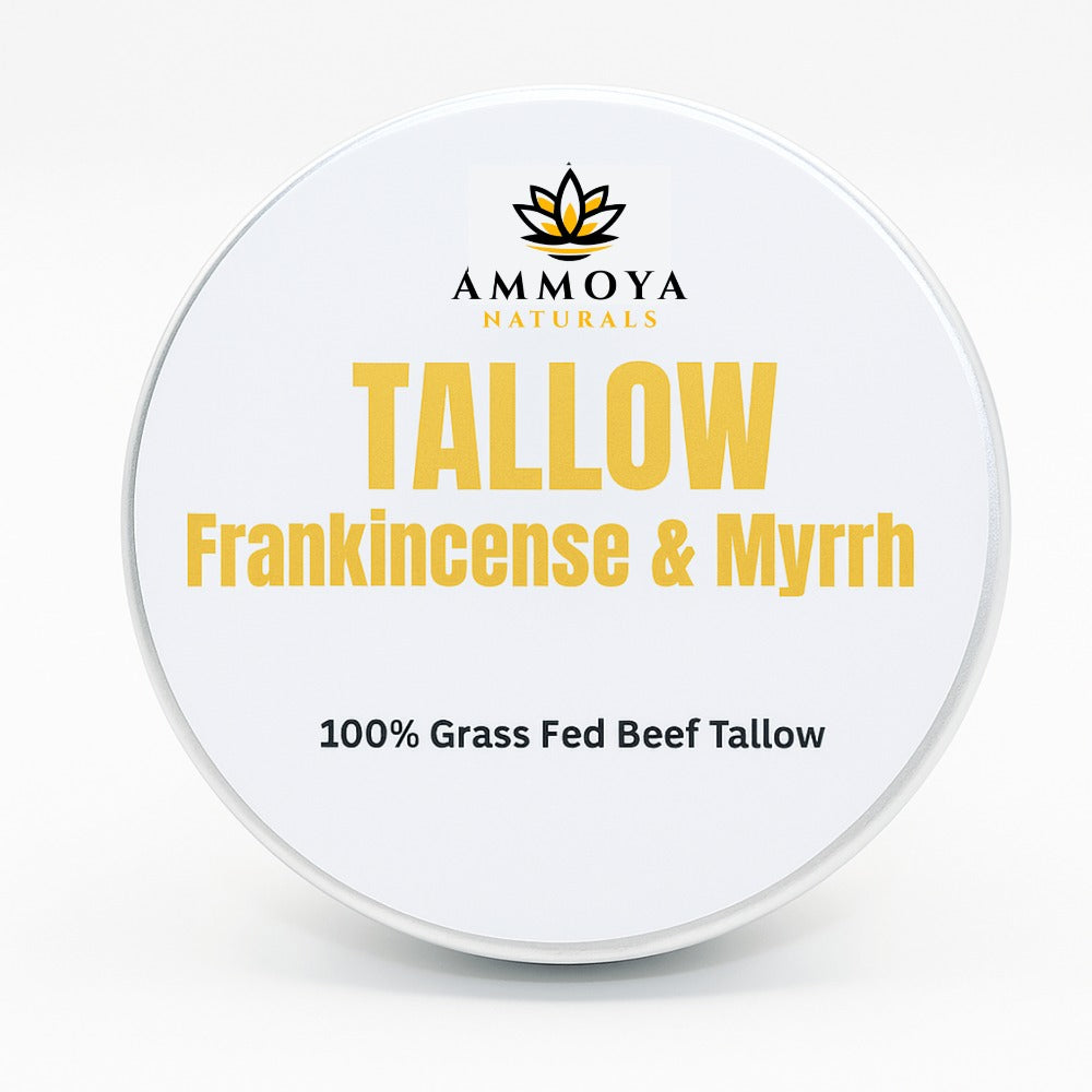 Tallow Balm Grass-Fed Natural Moisturizer for Dry Skin — Deep Hydrating Handcrafted Body Balm 3 Scents Chamomile Rose Honey Frankincense Myrrh, Nourishing Skin Balm for Women Men - product image 14