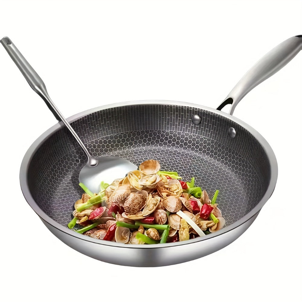 Non-Stick Cookware Set Pots and Pans 10 & 12 Piece – Heat-Resistant Frying Pan, Saucepan & Stewpot | Honeycomb Coating Stainless Steel Kitchen Cooking Set for All Stoves | Stylish  - product image 15