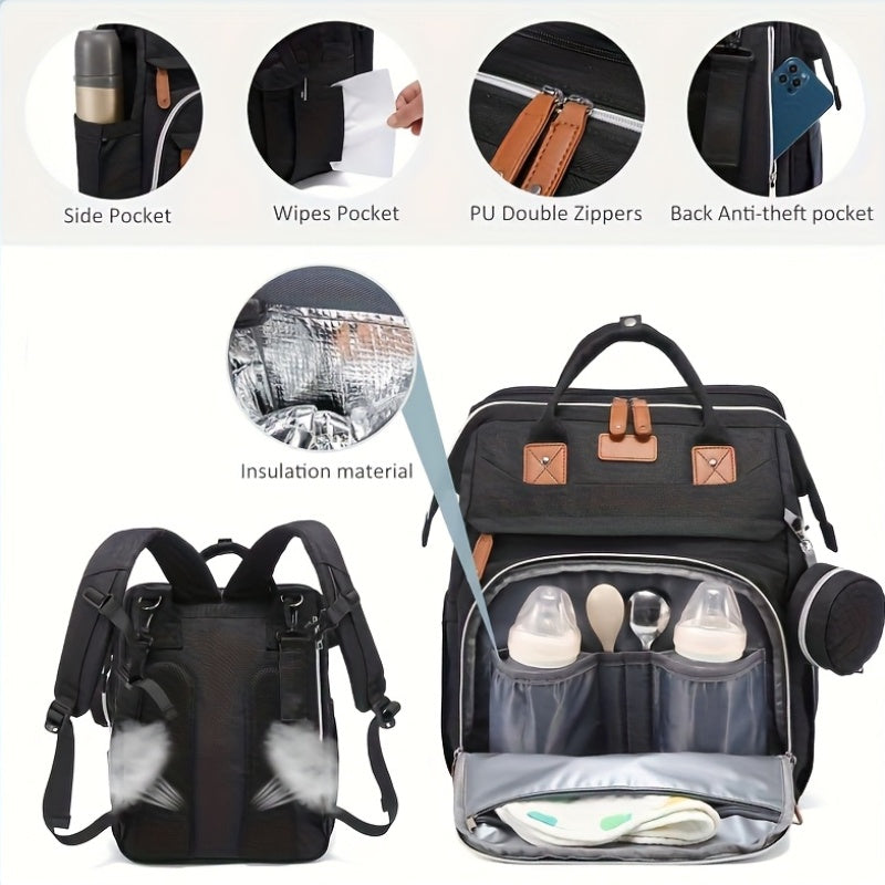 Diaper Bag Backpack, Diaper Bags, Shower Gifts, Multifunctional Diaper Backpack Large Capacity, Items, Necessitied - product image 3