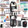 First Aid Kit 399pcs / 99pcs Professional Portable Survival Gear with Splints Scissors Tweezers for Hiking Camping Hunting Car Travel Emergency - product image
