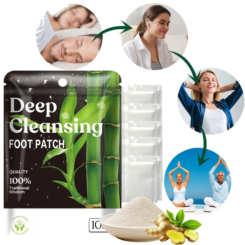 Foot Detox Pads Value Set 50pcs & 150pcs – Bamboo Vinegar & Ginger Deep Cleansing Overnight Patches, Alcohol-Free Natural Plant Formula, Green Golden Lavender Variants, Foot Care G - product image 14