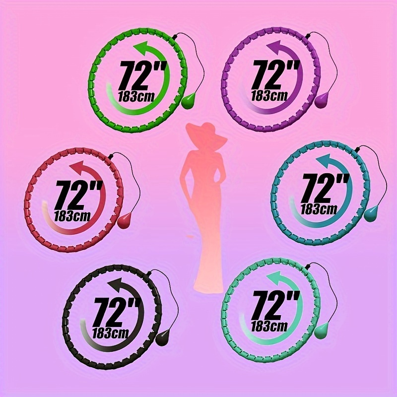 36-Knot Gravity Fitness Circle, Adjustable Resistance, Detachable Design for Core Workouts, Waist Slimming & Strength Training, Home & Gym Use, Great Fitness - product image 4