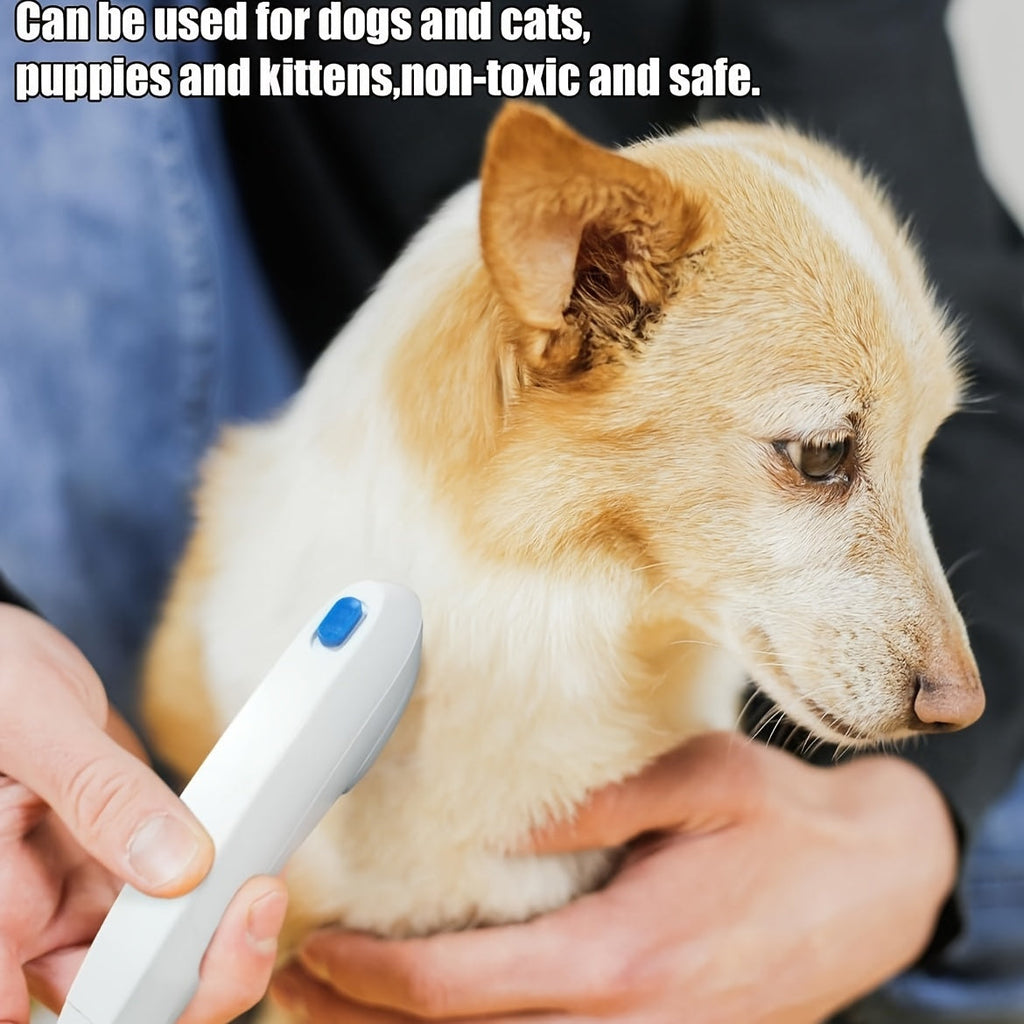 Gentle Hair Removal with Sturdy Stainless Steel Teeth, Comfortable Non-Slip Handle, Reduces Shedding for All Coat Types – Pet Brush 2-in-1 Deshedding - product image 2