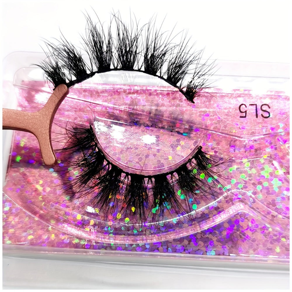 Russian DD Curl False Eyelashes 20 Pairs 5 Mix Styles – Cat Eye Extra Thick Fluffy Natural Reusable Lightweight Lash Multipack for Daily Wear, Parties & Special Occasions - product image 7