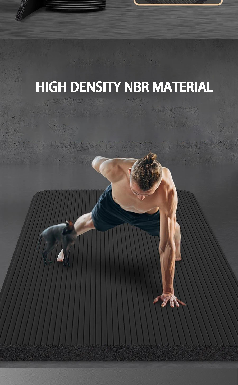 Extra Long 79 x 35 Inch Non-Slip Exercise Mat for Men, High-Density Cushioning for Pilates, Fitness, Stretching & Home Gym Workouts – Extra Thick Yoga Mat 20mm - product image 13