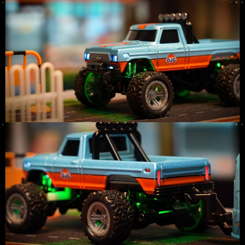 RC Off-Road Car with Alloy Body & Shock-Absorbing Chassis – Christmas Birthday Gift for Kids Teens – Remote Control Car for Boys Indoor Outdoor Racing Metal - product image 12
