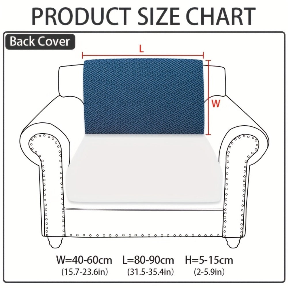 Jacquard Stretch Sofa Cover Non-Slip | Elastic Wear-Resistant Couch Slipcover, Polyester Jacquard Fabric, 1 to 4 Seat Sectional L-Shape, Armrest Backrest, Machine Washable - product image 39