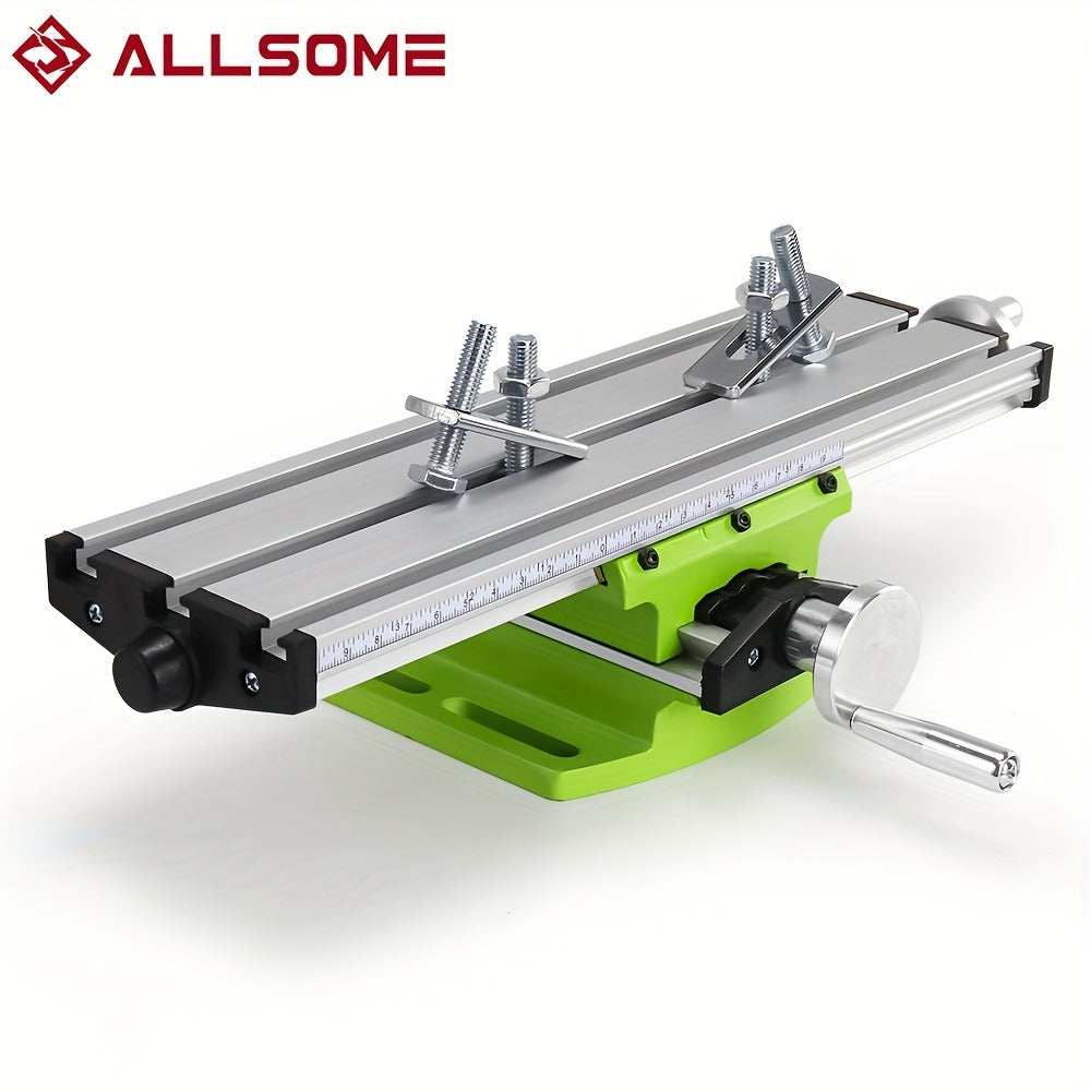 Cross Slide Table BG-6300 Compound Milling Drilling Worktable X-Y Axis Adjustable Bench Drill Press Work Table for Mini Drill Machine - product image