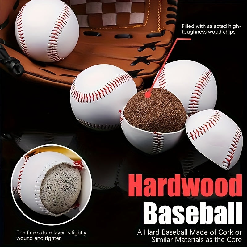 Standard Size Softballs for Adults Youth Beginners Outdoor Sports – 12-Pack Practice Baseballs for Batting Pitching & Training - product image 2